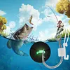 10pcs Luminous Live Shrimp Fixing Hook Metal Barbed Fishhook Live Shrimp Hooks