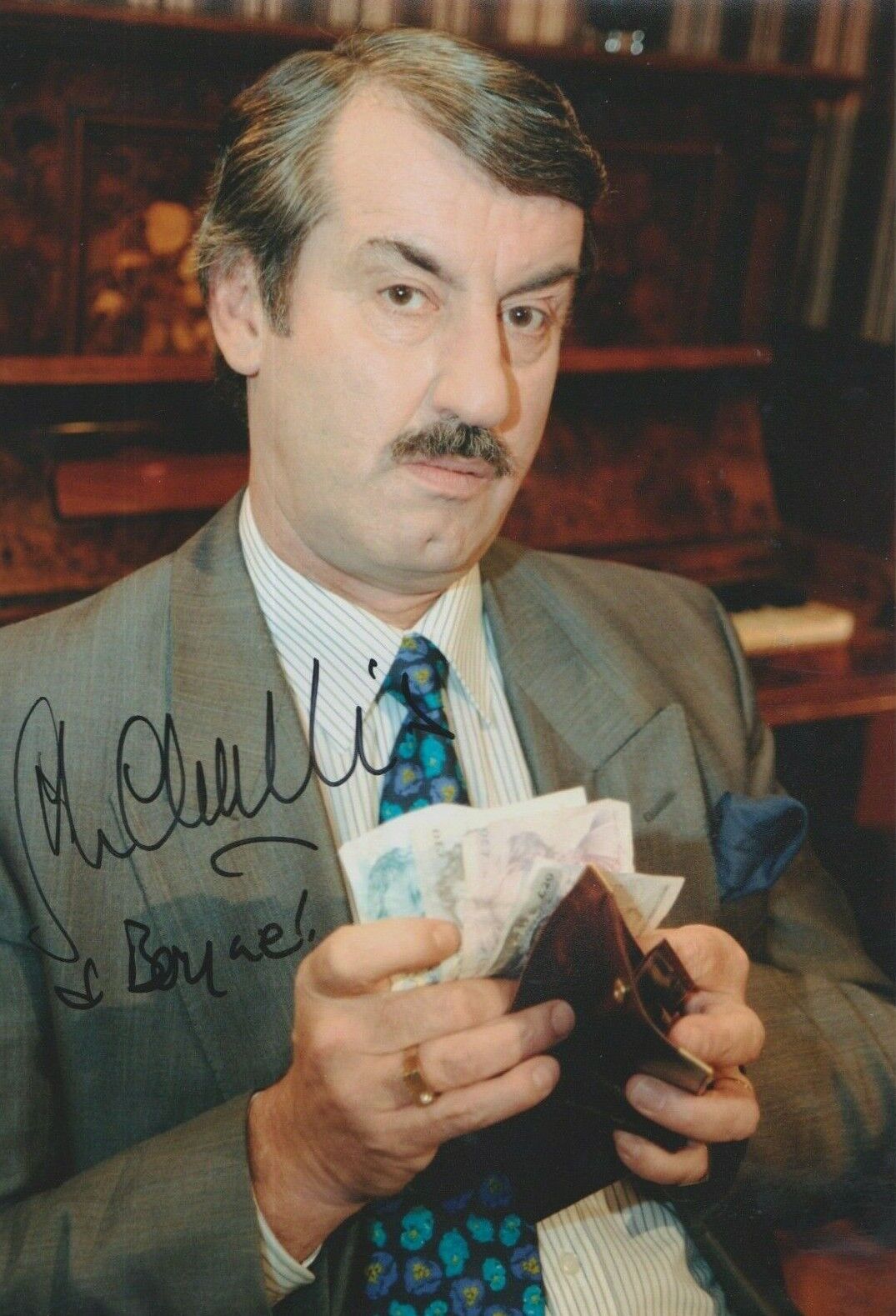 John Challis (Boycie) **HAND SIGNED** 12x8 Photo Poster painting ~ Only Fools And Horses