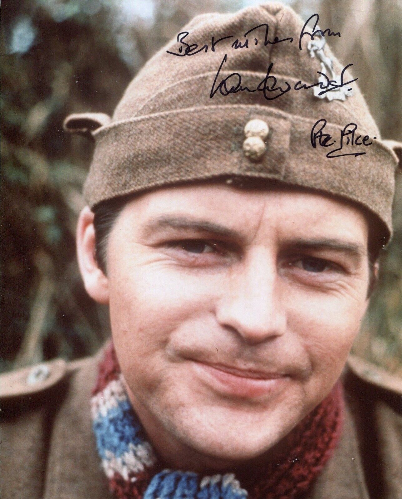 Actor Ian Lavender signed DADS ARMY 8x10 Photo Poster painting IMAGE No4