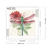 Diamond Painting-DIY Crystal Rhinestone Xmas Dragonfly