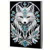 DIY Fox Special Shaped Diamond Painting Notebook