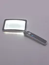 Handheld Loupe 10LED Lights Folding Pocket Magnifier 4X 650mAh for Reading Books