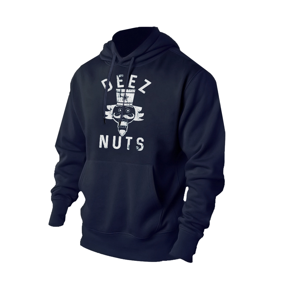 Comical Commander: 'Deez Nuts' - Military Humor Hoodies