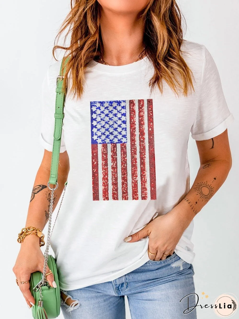 Patriotic Sparkle and Shine Tee