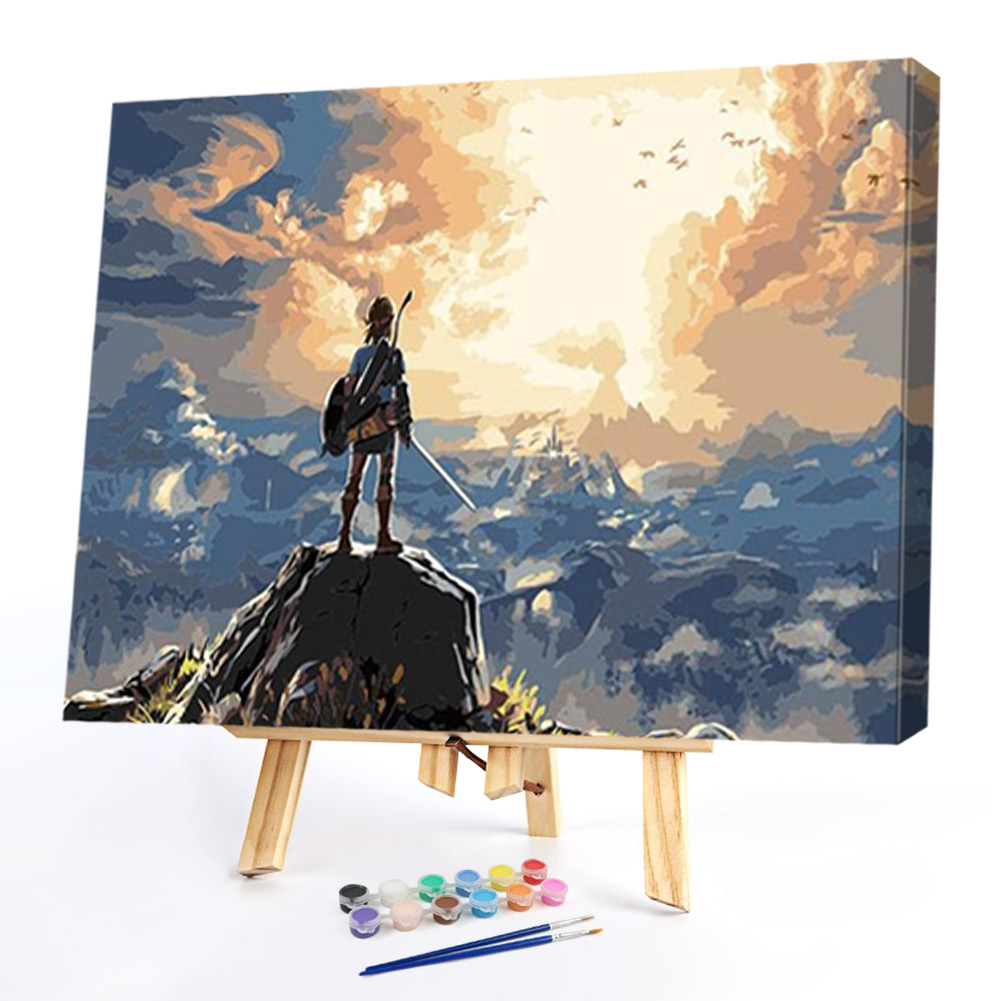 

50*40CM - Paint By Numbers - Young Hero, 501 Original