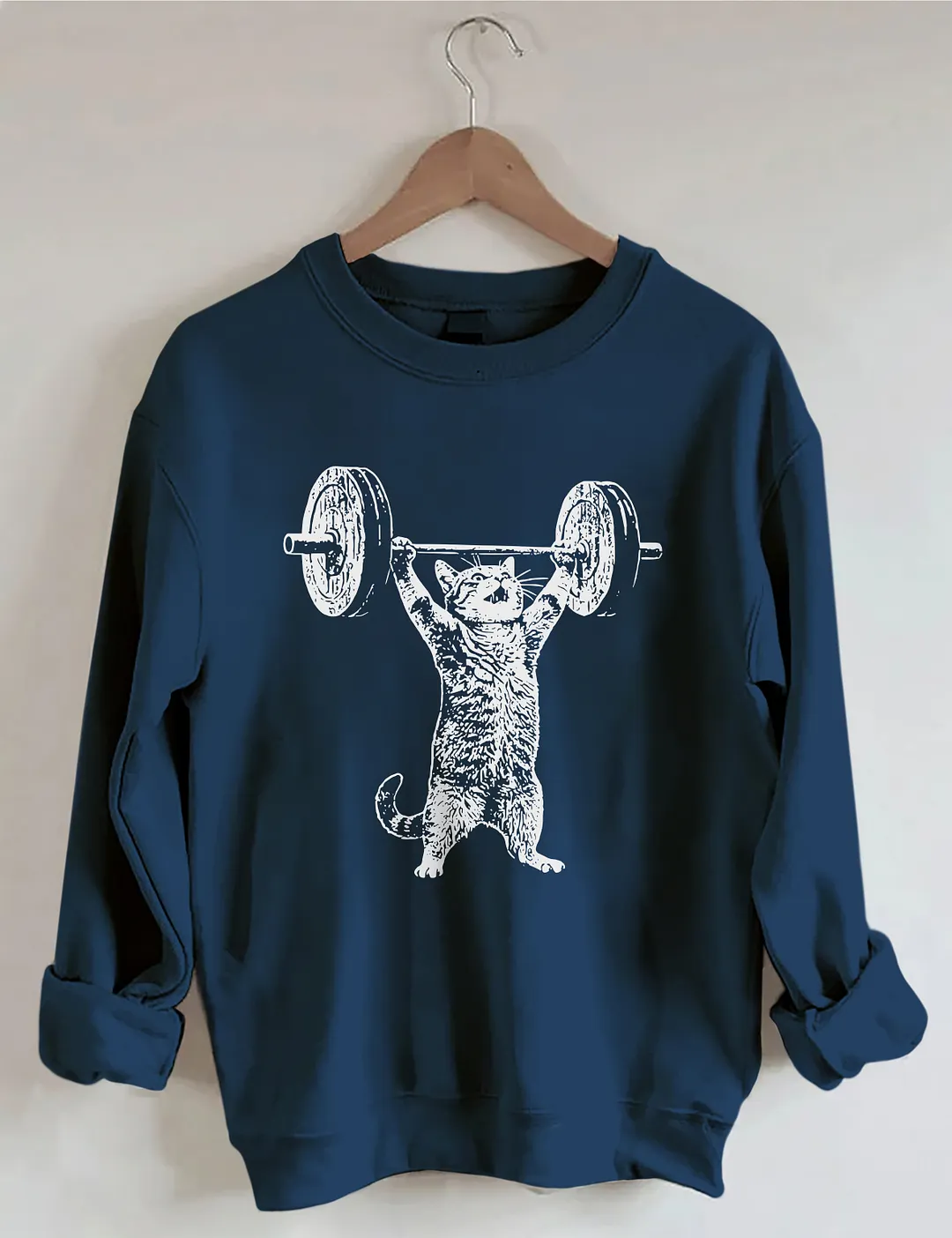 Funny Cat Gym Sweatshirt