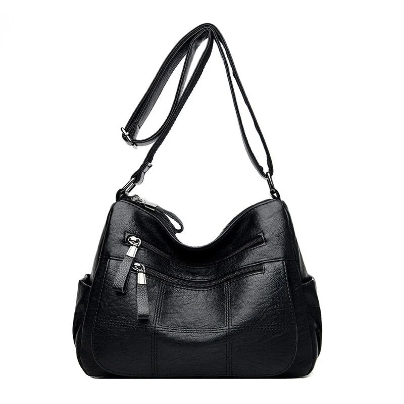 Luxury Handbags Women Bags Designer High Quality Multi-pocket Soft Leather Casual Shoulder Cross Body Bags for Women 2020 Sac