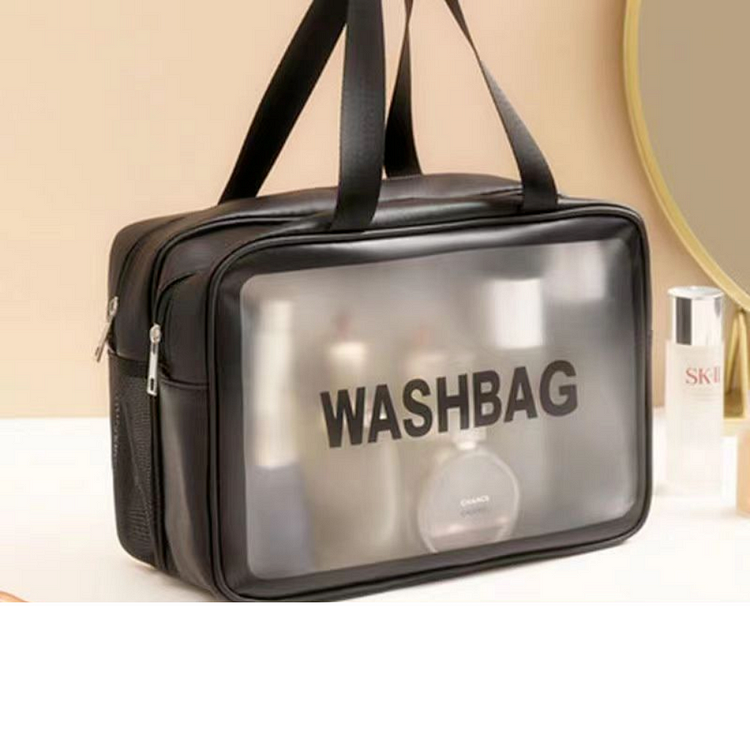 Cosmetic Bag, Travel Cosmetic Bag Large-Capacity Cosmetic Bag Wash Bag Storage Bag Waterproof Double-Layer Dry Wet Separation Waterproof Skin Care Storage