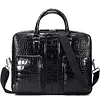 Alligator Messenger Bag Shoulder Bag Business Briefcase for Men