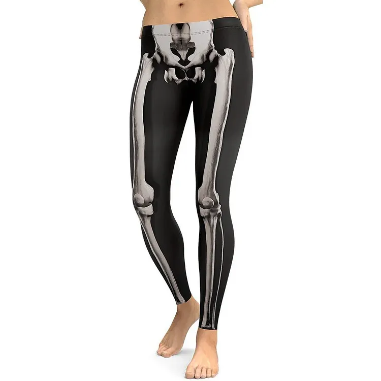 Halloween Skeleton Leggings-1013