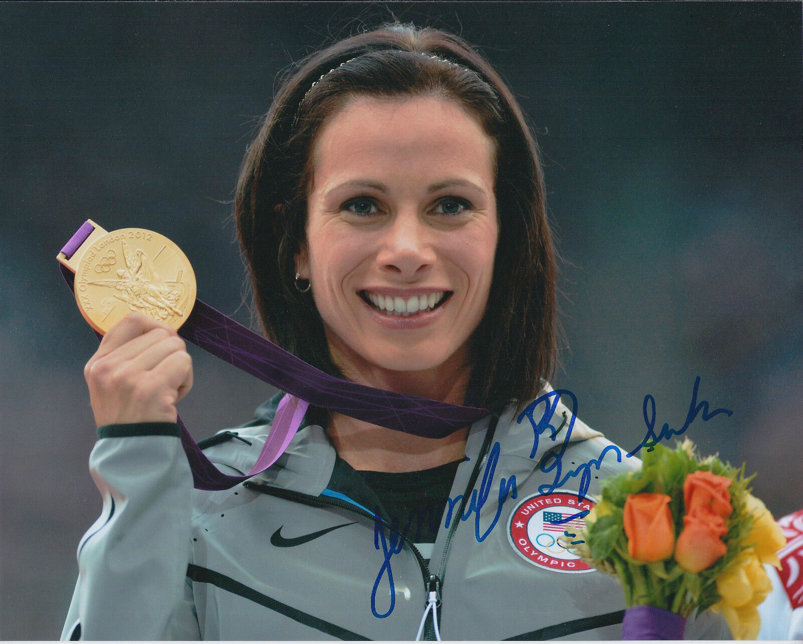 Jennifer Jenn SUHR Autograph Signed Photo Poster painting AFTAL COA Olympic Gold Medal Winner