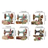 (US Only)DIY Diamond Ornament Decoration Special Shaped 6pcs Sewing Machine Gift for Kids