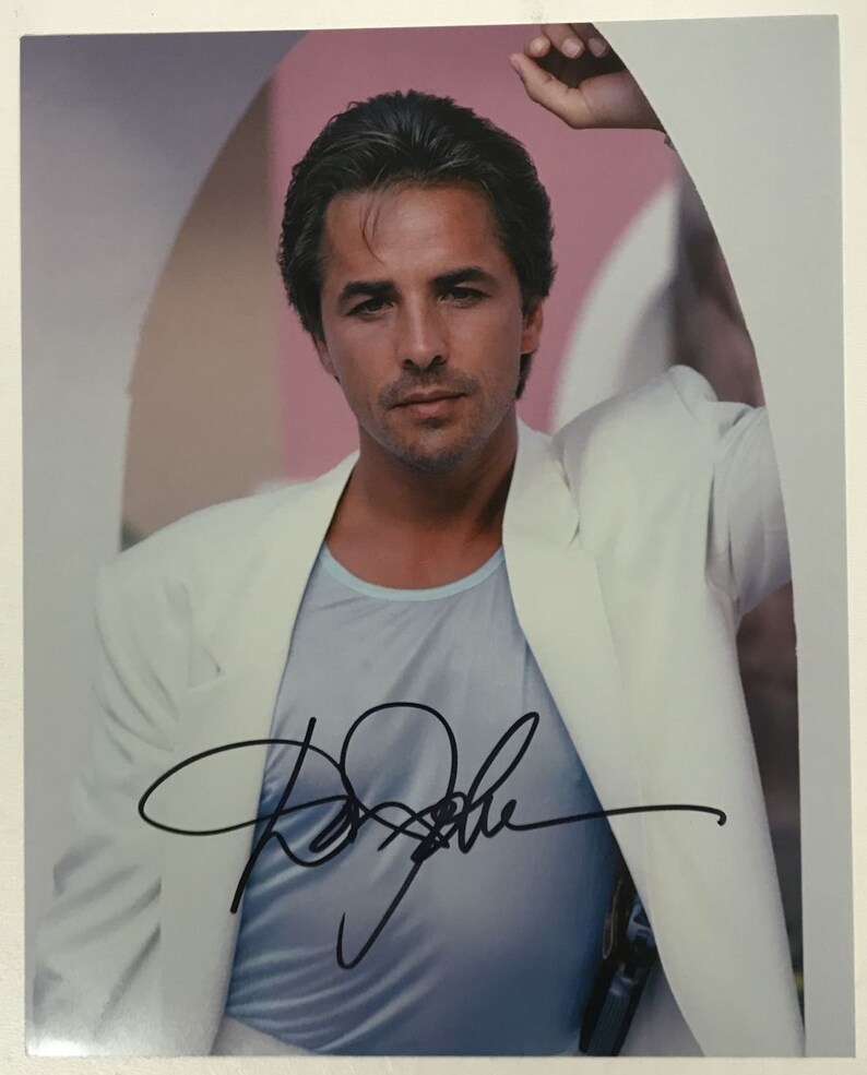 Don Johnson Signed Autographed Miami Vice