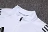Joyfball 2025/2026 Real Madrid Long Zipped Jacket White Football Jersey 1:1 Thai Quality 