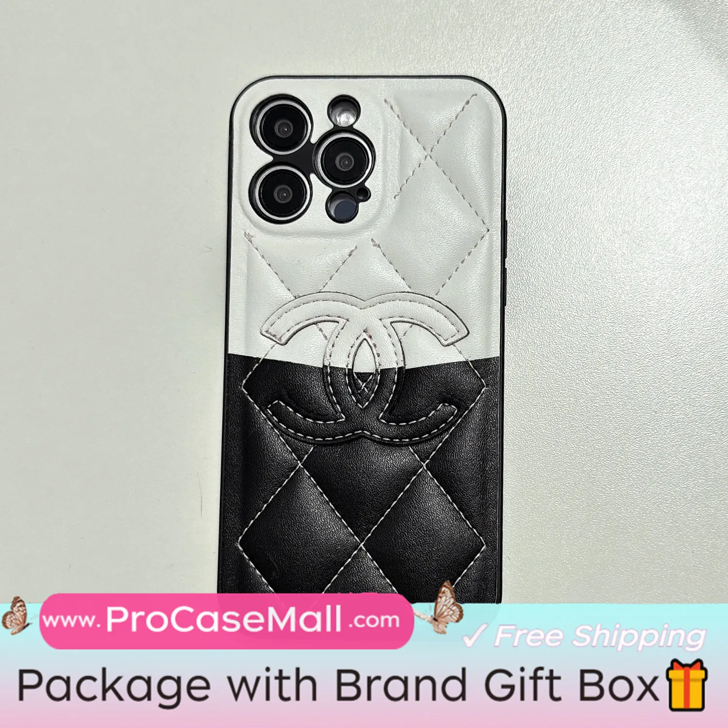 Premium Chanel Leather Apple iPhone Fashion Case