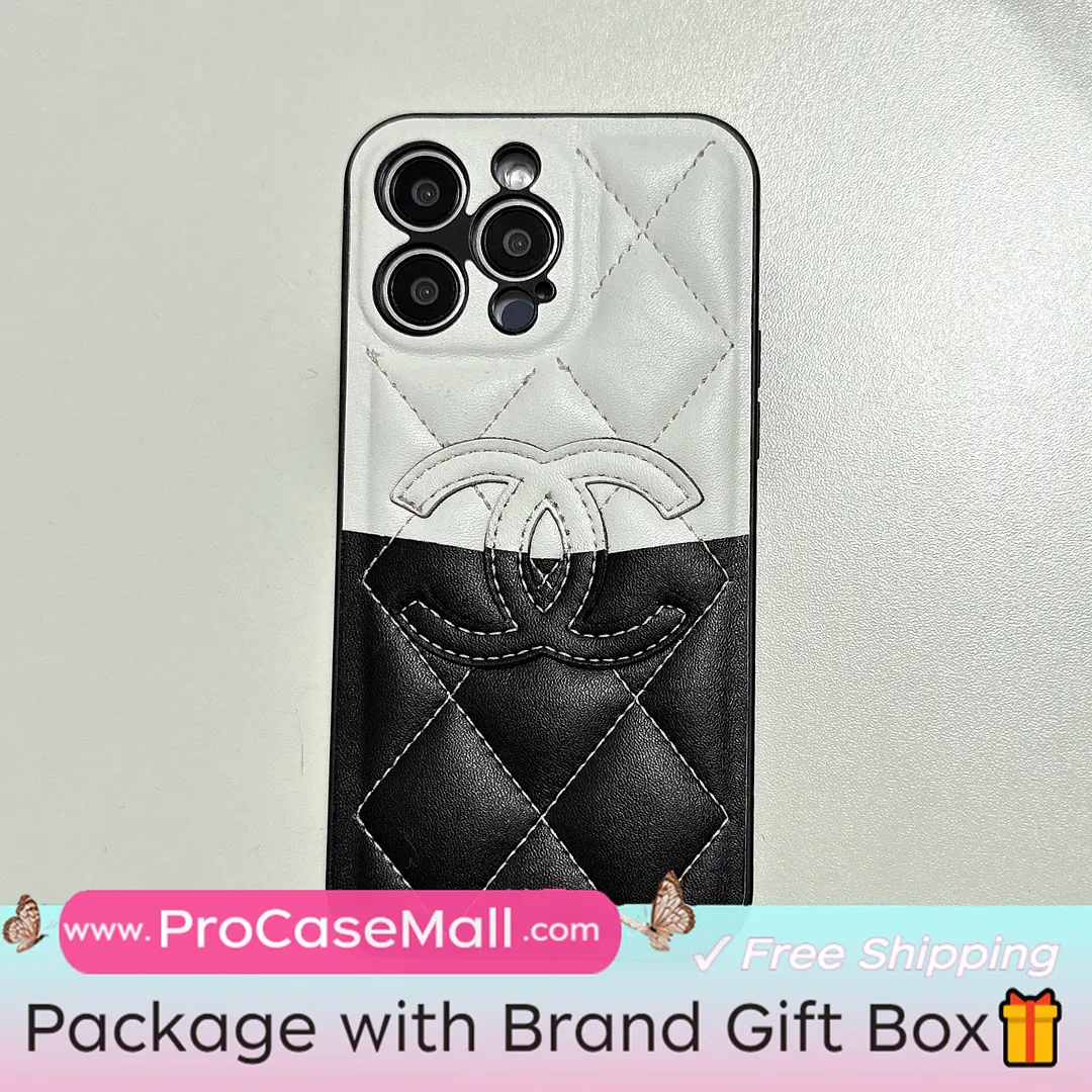 Premium Chanel Leather Apple iPhone Fashion Case