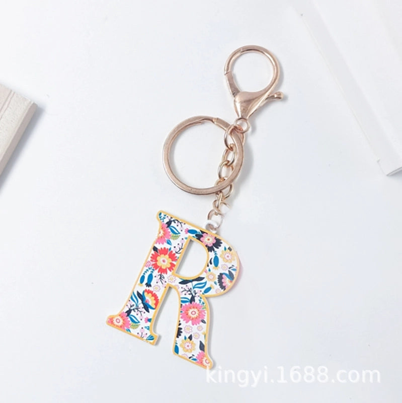 Elegant Streetwear Letter Pu Leather Alloy Women’s Bag Pendant Keychain