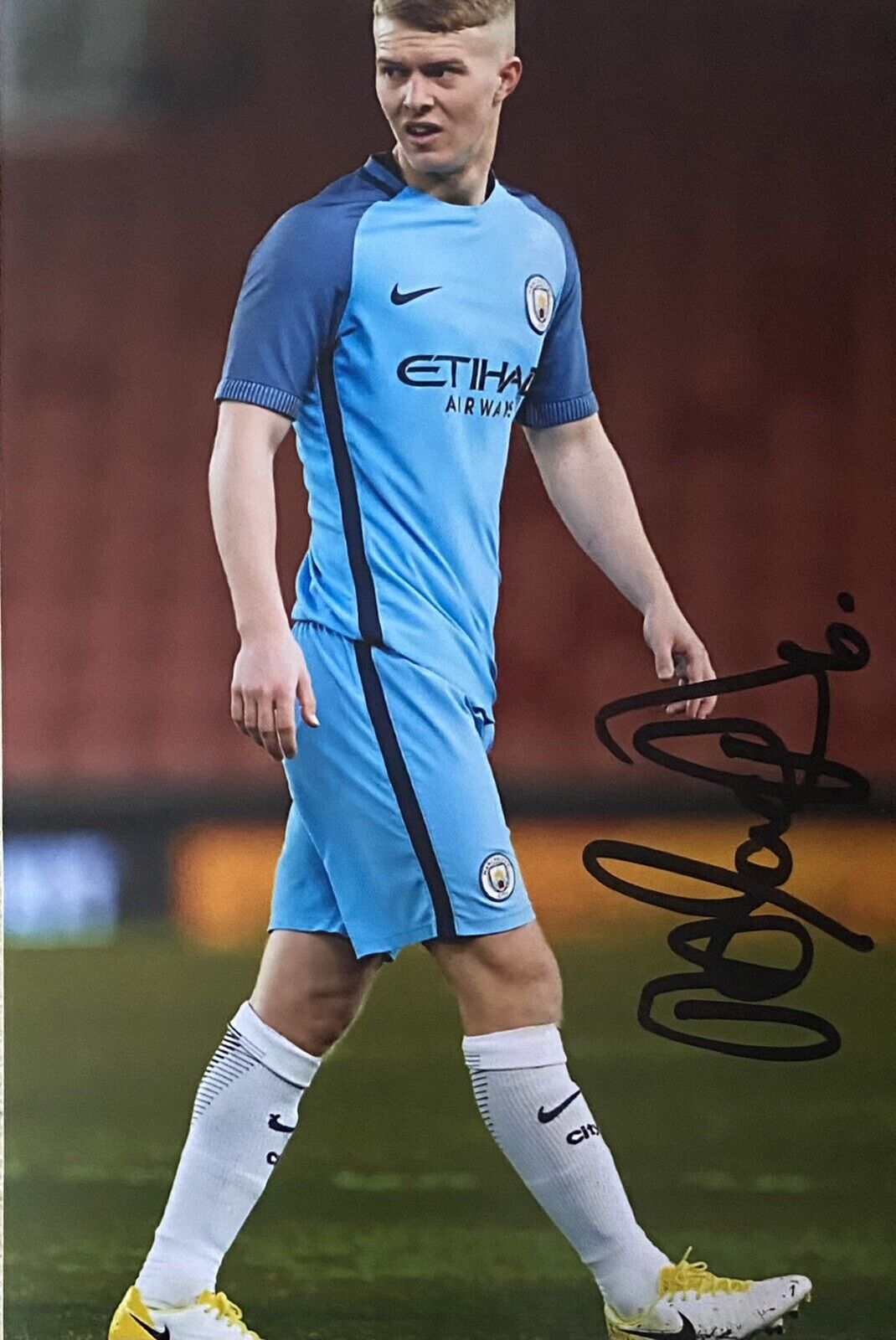 Jacob Davenport Genuine Hand Signed Manchester City 6X4 Photo Poster painting