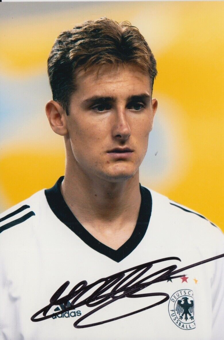 MIROSLAV KLOSE HAND SIGNED 6X4 Photo Poster painting GERMANY FOOTBALL AUTOGRAPH