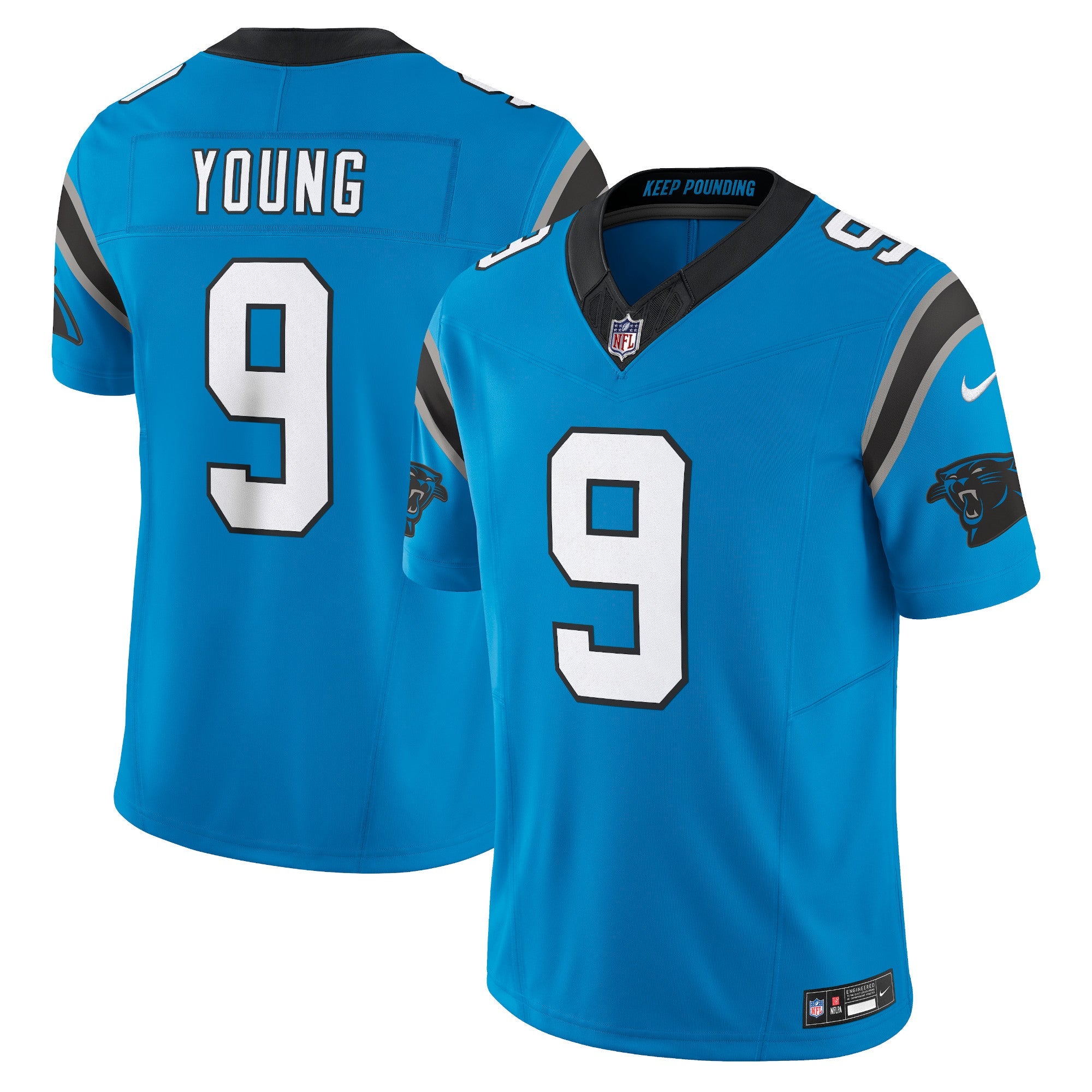 Bryce Young Carolina Panthers Nike  Vapor F.U.S.E. Limited Jersey - Blue mysite