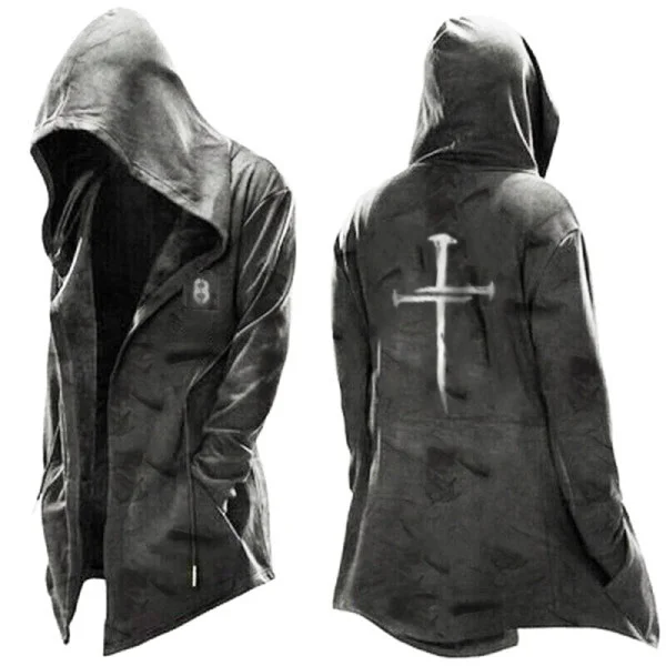 Vintage Casual Long-sleeved Hoodie Jacket