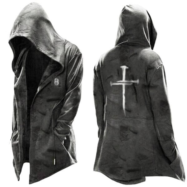 Vintage Casual Long-sleeved Hoodie Jacket