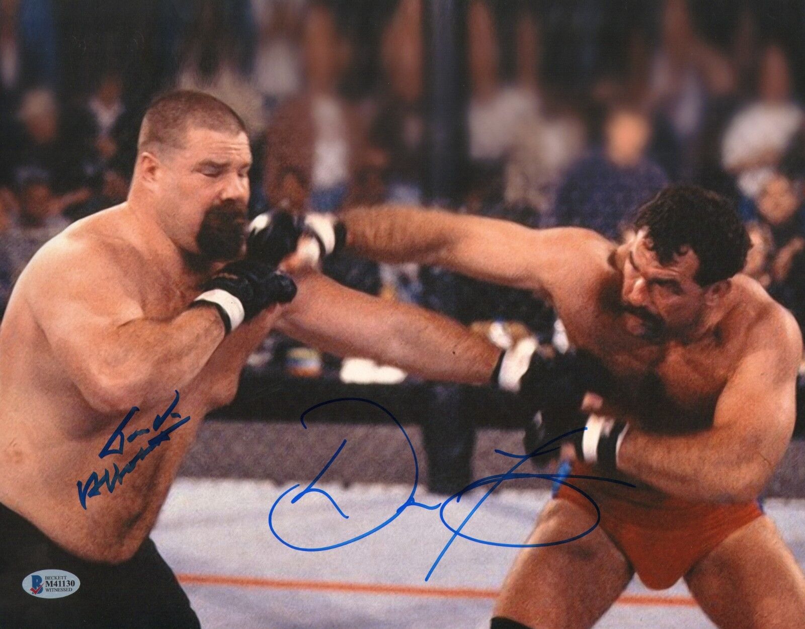 Don Frye & Tank Abbott Signed 11x14 Photo Poster painting BAS Beckett COA UFC UU96 Picture Auto