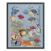 Tropical Fish-14CT Stamped Cross Stitch 36*44cm/14.17*17.32in tapestrymarket