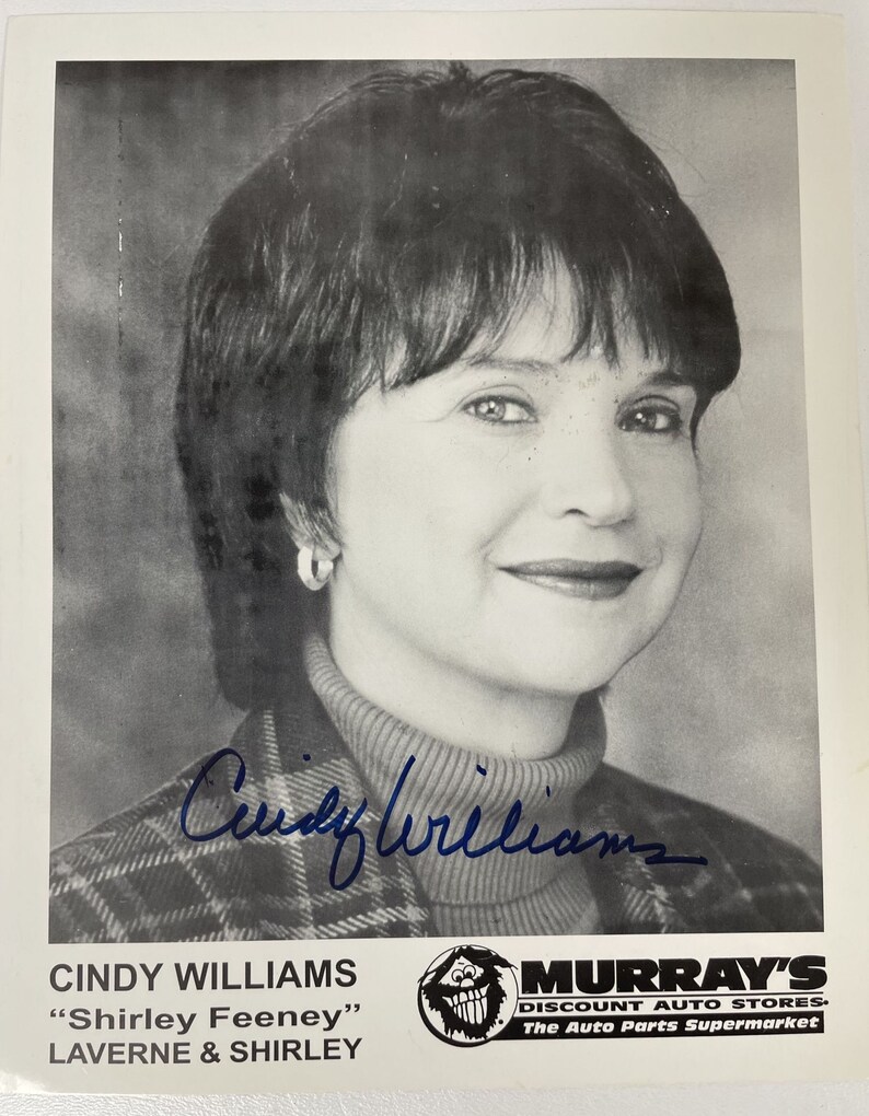 Cindy Williams Signed Autographed Laverne & Shirley