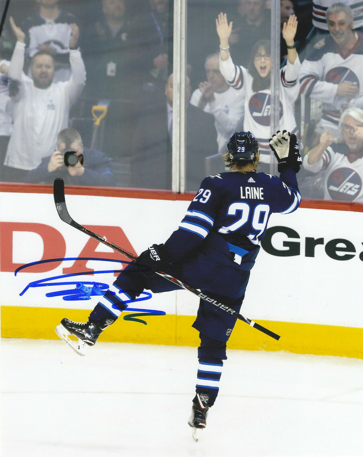 Patrik Laine Autographed Signed 8x10 Photo Poster painting ( Jets ) REPRINT