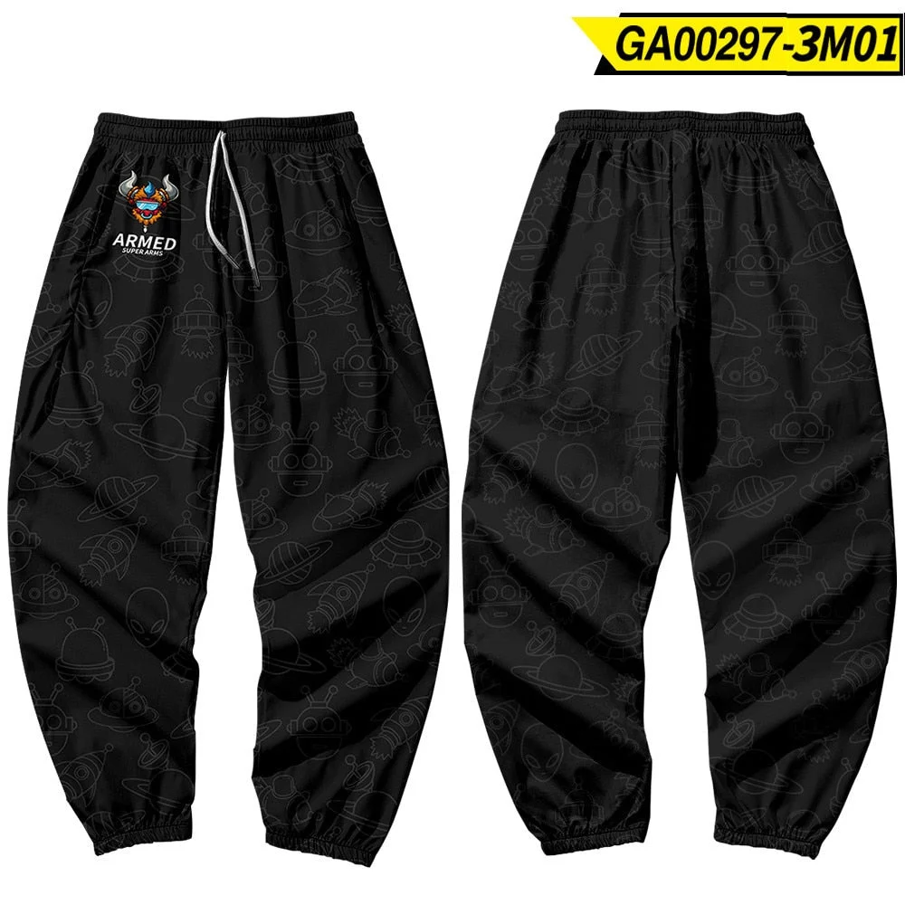 Japanese Style Anime Sweatpants Men Multi Pocket Long Cargo Pant Harajuku Jogger Trousers Streetwear Pants Plus Size 4XL 5XL 6XL