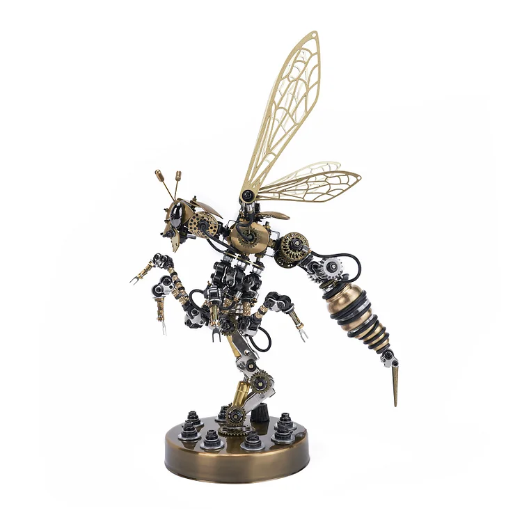 3D Metal Mechanical Wasps Insect Series By Metalartkits