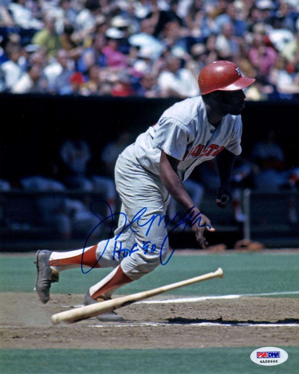 Joe Morgan SIGNED 8x10 Photo Poster painting + HOF 90 Cincinnati Reds ITP PSA/DNA AUTOGRAPHED