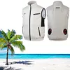 Cooling Vest Wearable Cooling Fan Vest Heat Resistant for Summer Camping Fishing