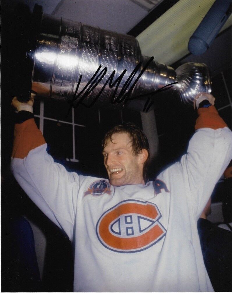 Montreal Canadiens Kirk Muller Signed Autographed 8x10 NHL Photo Poster painting COA B