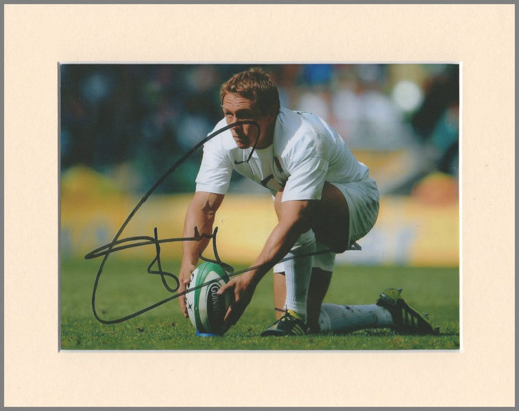 JONNY WILKINSON ENGLAND RUGBY UNION PP MOUNTED 8X10 SIGNED AUTOGRAPH Photo Poster painting PRINT