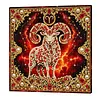 12 Zodiac Signs DIY Pearl Painting Kit with Frame for Adults 20x20cm