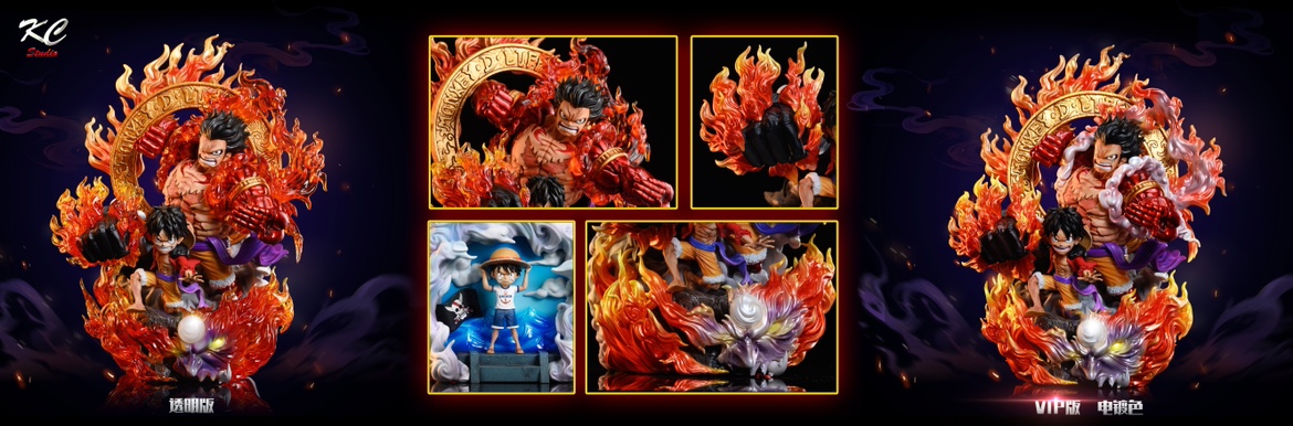 【Pre-order】Kc-studio Pirate straw hat group awakens resonance Second bullet Monkey D Luffy Multiple versions statue