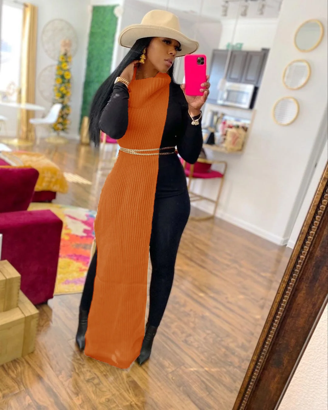 Brownm Women's Young Sexy Dress Nightclub Skirt