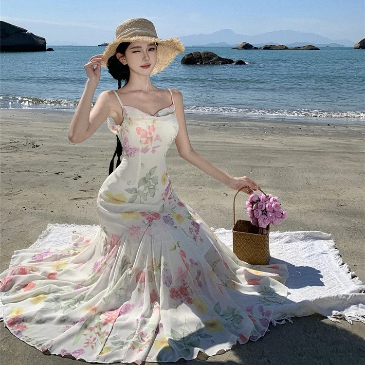 Đầm maxi linen váy đầm dài đi biển đầm hè | Thời trang thiết kế Hity – Hity  - lifestyle your way