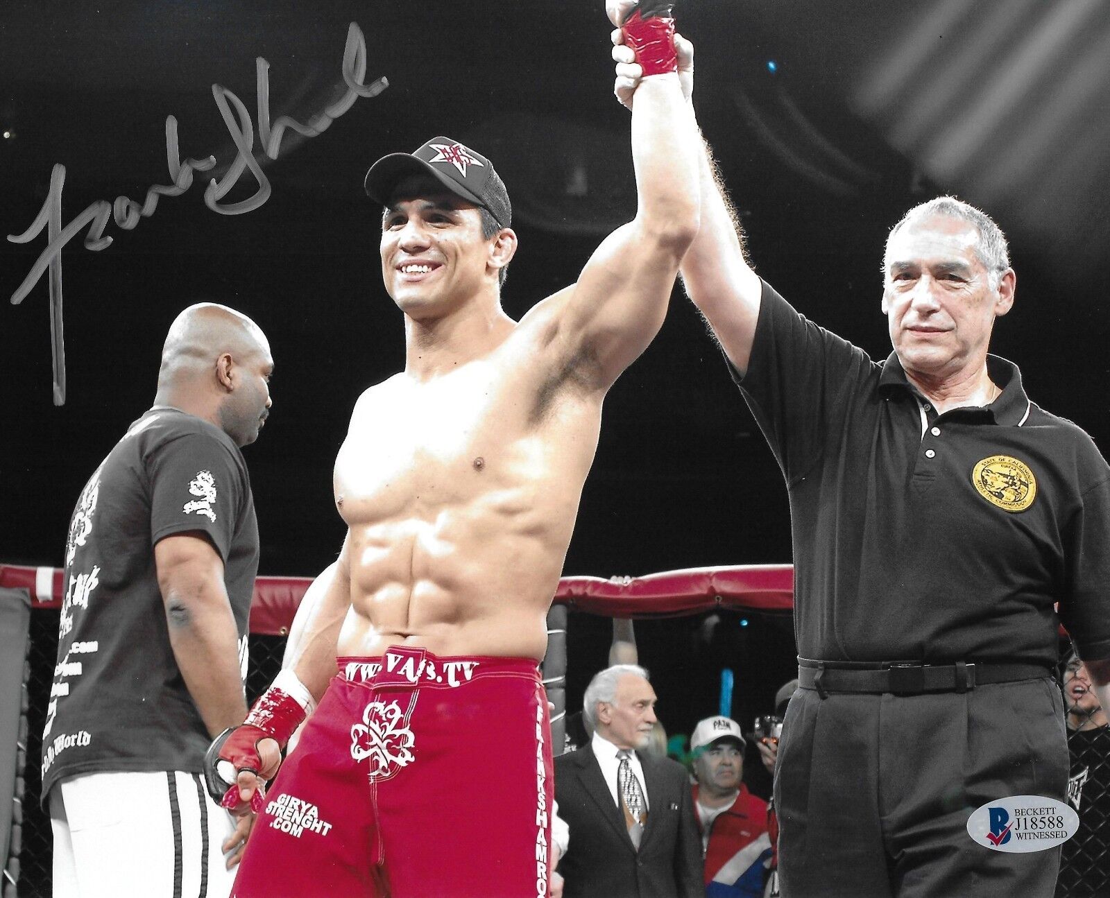 Frank Shamrock Signed 8x10 Photo Poster painting BAS Beckett COA UFC 1st StrikeForce Event 2006