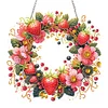 Acryl Erdbeer Blumenkranz - 5d DIY Handwerk Anhänger
