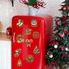 10PCS DIY Pearl Diamond Painting Christmas Fridge Magnets, Sparkling Rhinestone Refrigerator Magnet Craft Kit for Home Decor & Gifts