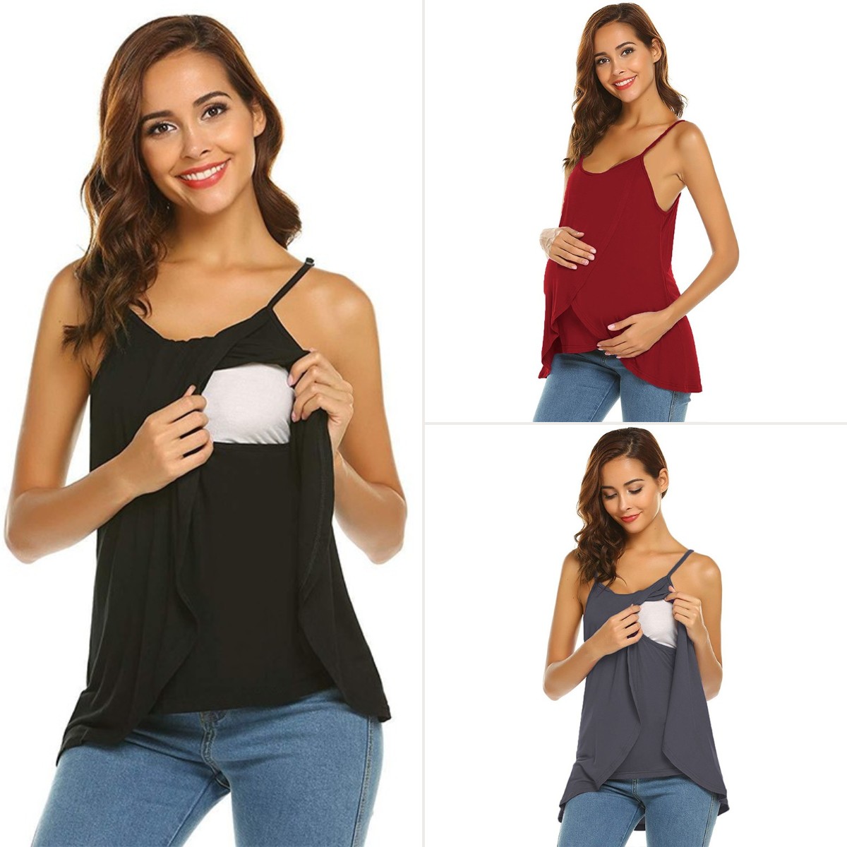 Maternity Fashion Breastfeeding Camisole