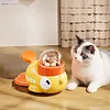 The Little Yellow Duck Pet Feeder Can Be Pressed And Rotated To Release Food And Relieve Boredom