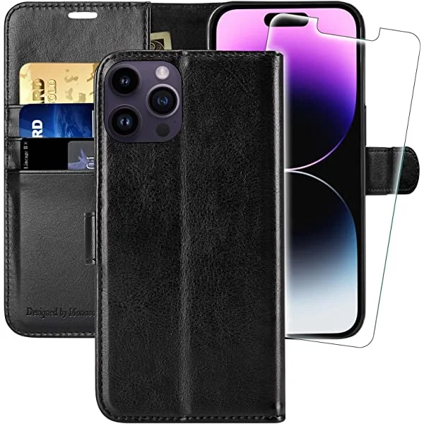 MONASAY Wallet Case for Apple iPhone 14 Pro Max 5G,6.7-inch 