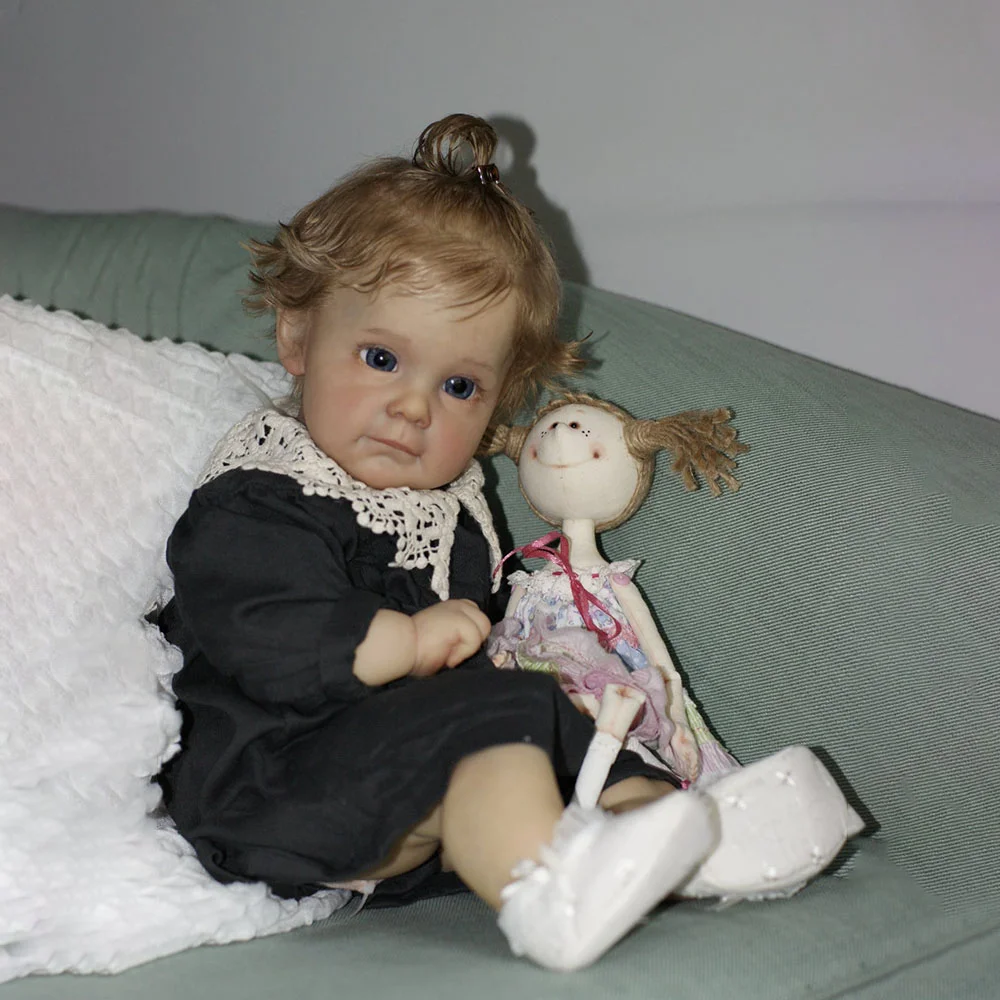 12" Cute Lifelike Handmade Soft Weighted Body Silicone Vinyl Reborn Girl Doll Named Carola -Creativegiftss® - [product_tag] RSAJ-Creativegiftss®