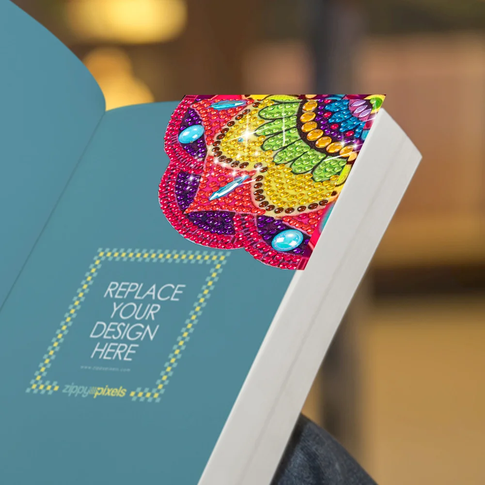 DIY Corner Bookmark Handmade 5D Diamond Painting Bookmarks Triangle for Presents