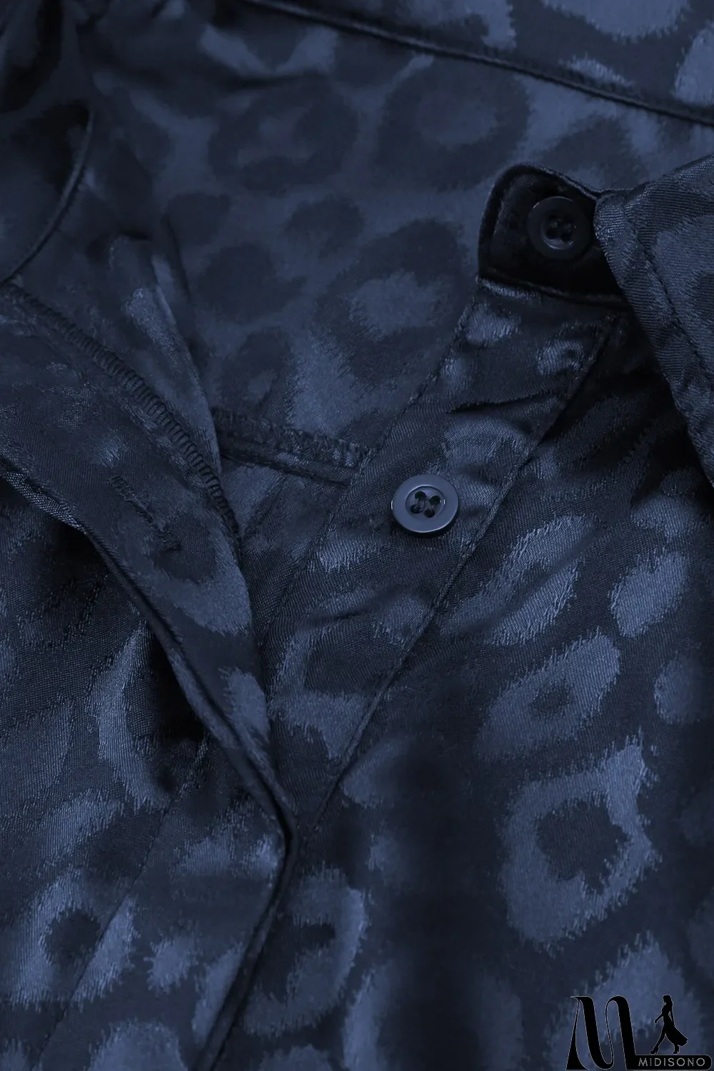 MidiSono - Embossed Button Shirt