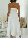Solid Strapless Backless Waist Long Dress